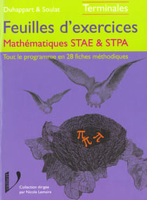 Feuilles d'exercices mathematiques stae et stpa -Tout le programme en fiches methodiques - 113 exercices d'apprentissage