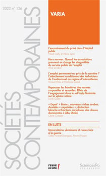 Revue sociétés contemporaines n.126