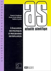 L'évaluation des politiques et programmes de population