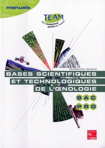 Bases scientifiques et technologiques de l'oenologie bac pro cgea mp 141143