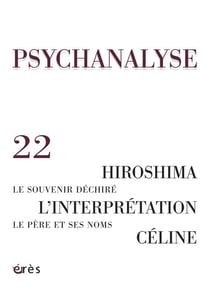 REVUE PSYCHANALYSE n.22 : l'interprétation - le père et ses noms