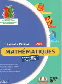 Mathématiques - CM2 Guinée - livre de l'élève (édition 2020/2021)