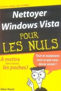 Nettoyer windows vista poche pour les nuls