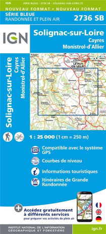 2736Sb Solignac-Sur-Loire/Cayres/Monistrol D'Allie