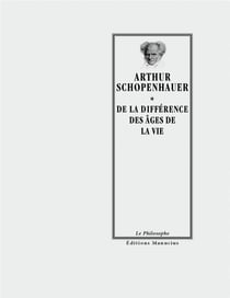 De la difference des âges de la vie
