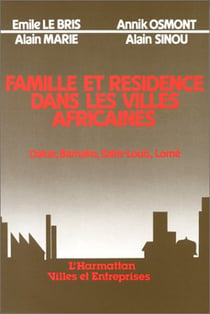 Famille et résidence dans  les villes africaines