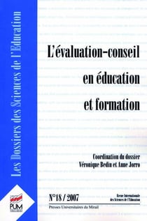 Évaluation et le conseil en éducation et formation. revue les dossiers des scien