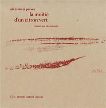 La moitié d'un citron vert