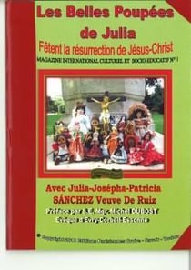 Les belles poupées de julia fêtent la résurrection de jésus-christ