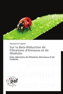 Sur la beta-réduction de filtrations d'anneaux et de modules