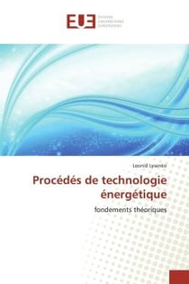 Procédés de technologie énergétique : fondements théoriques