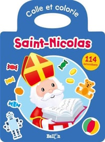 Colle et colorie - saint-nicolas