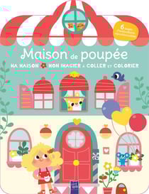 La maison de poupée coller colorier