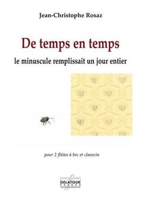 De temps en temps le minuscule remplissait un jour entier pour 2 flûtes à  bec et clavecin