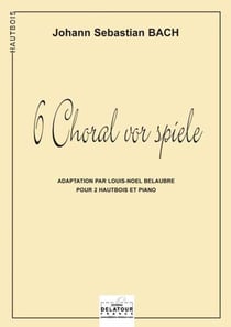 6 préludes de choral pour 2 hautbois et piano