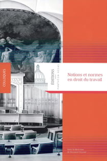 Notions et normes en droit du travail