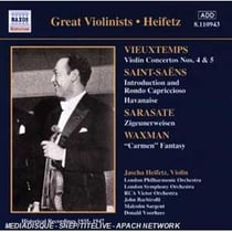 Vieuxtemps, Saint Saens & Waxman
