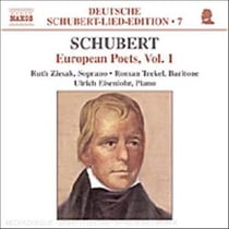 Schubert / Lieders De Poètes Européens Vol. 1
