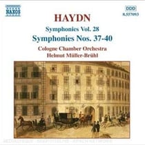 Symphonies n° 37 a 40