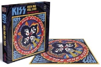 Puzzle 500 pièces - Kiss Rock and roll over - Plastic Head