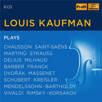 Louis Kaufman plays ...