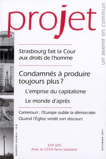REVUE PROJET ASSAS n.324 : t.325 - décembre/janvier 2012