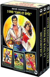 Coffret cape et épée : Scaramouche - la tour de Nesle - le fils du capitaine Blood