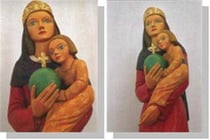Carte postale notre dame de chretiente - lot de 6 cartes