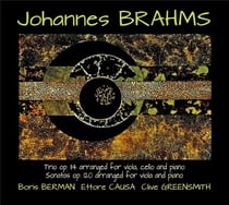 Brahms, johannes : sonates op.120 pour alto, trio op.114 pour alto