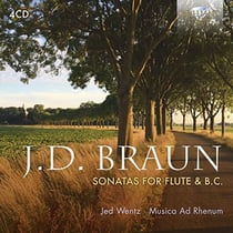 Jean-Daniel Braun : sonates pour flûte - Musica Ad Rhenum