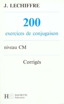 200 exercices de conjugaison cm corriges