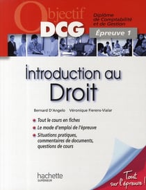 Objectif dcg - introduction au droit