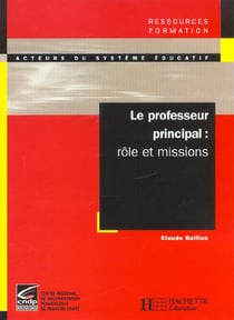 Le professeur principal - role et missions