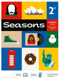 Seasons : anglais - 2de - livre de l'élève (édition 2019)