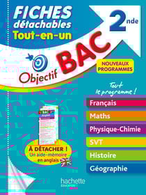 Objectif bac : tout le programme ! 2de - fiches détachables tout-en-un