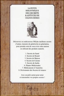 La petite bibliothèque des secrets et astuces de grands-mères