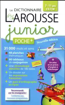 Larousse dictionnaire junior poche plus