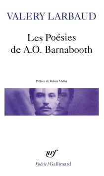Les poesies de A.O. Barnabooth - poésies diverses