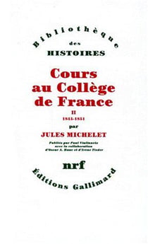 Cours au collège de France Tome 2 - 1845-1851