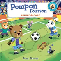 Pompon l'ourson : joueur de foot