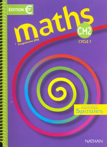 Maths spirale cm2 - livre de l'eleve