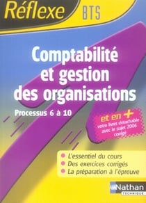 Comptabilité et gestion des organisations, processus 6 à 10