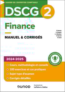 DSCG 2 : Finance - Manuel & corrigés (édition 2024/2025)