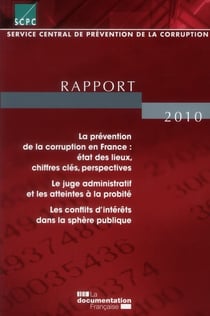 Service central de prévention de la corruption - rapport 2010