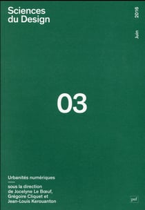 Sciences du design Tome 3 : urbanités numériques