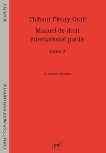 Manuel de droit international public Tome 2 (2e édition)