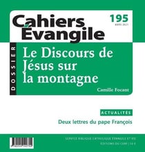 Cahiers Evangile - numéro 195