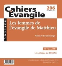 Cahiers de l'Evangile n.206 : Les femmes de l'évangile de Matthieu