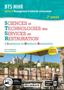 Sciences et Technologies des Services en Restauration (STSR) 2e année BTS MHR (2020) - Pochette élève