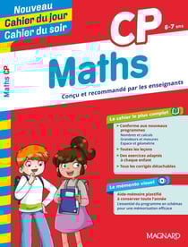Cahier du jour / cahier du soir : mathématiques - CP